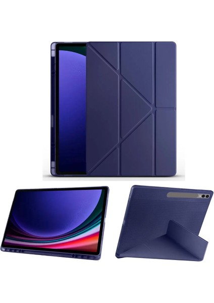 Samsung Galaxy Tab S9 Ultra Kılıf / Tab S8 Ultra Kalem Bölmeli Standlı Uyku Modlu Akıllı Kılıf Kapak fırsatları