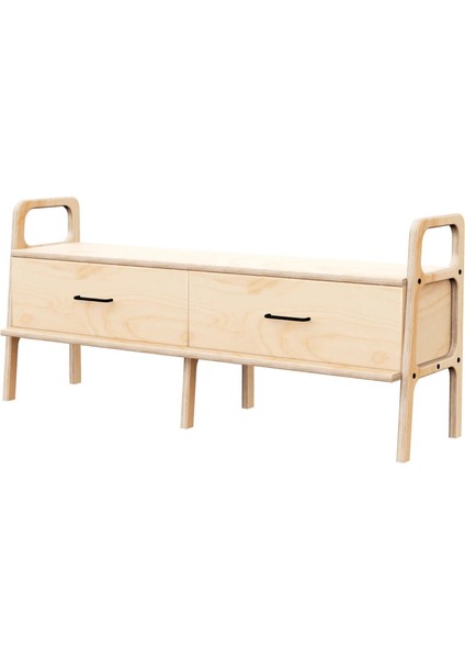 Cadre Masif Ahşap, Dolap ve Konsol, 140 x 60, Natural Renk, CPT4706-140