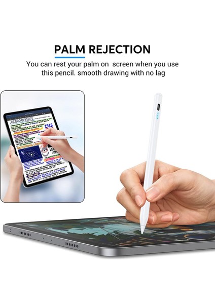 Ipad Air 6 11 Inç 2024 Uyumlu Avuç Içi Red Dokunmatik Kalem Elinizi Algılamayan Teknoloji