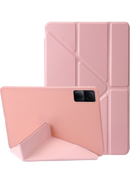Xiaomi Pad 6 11 Inç 2023 Uyumlu Kılıf Katlanır Kalemlikli Standlı Uyku Modlu Akıllı Kapak Origami fırsatları
