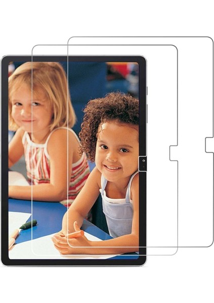 Samsung Galaxy Tab A7 Lite T220 Silikon Tablet Kılıfı Kapak - Ekran Koruyucu - Kalem 3'lü Set