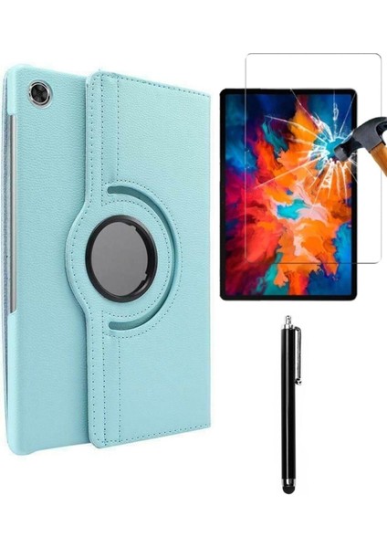 Lenovo Tab M10 TB328FU Tablet ZAAE0012TR Unisoc T610 Uyumlu 360 Dönen Tablet Kılıfı 3 Lü Set