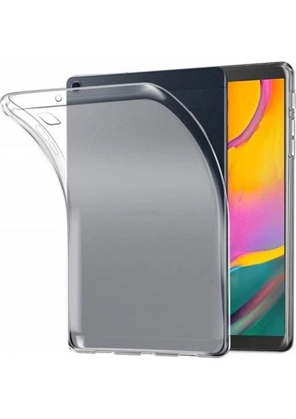 Samsung Galaxy P610 Tab S6 Lite 10.4'' Uyumlu Kılıf Şeffaf Yumuşak Süper Lüx Esnek Renksiz Silikon