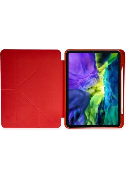 Samsung Galaxy Tab S6 Lite P610 Uyumlu Kalem Bölmeli Pu Deri Arkası Yumuşak Koruyucu Silikon Kılıf fiyatları