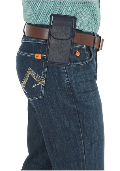 Kemere Takılan Telefon Kılıfı Dik Bel Kemer Kılıfları Kapaklı Mıknatıslı 16.2 x 8 cm