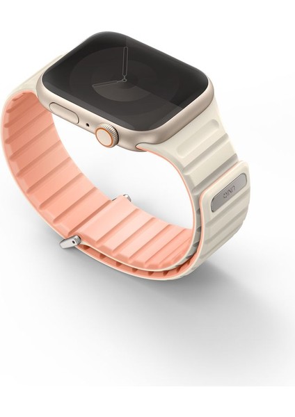 Apple Watch Revix Evo Serisi 3/4/5/6/7/8/9/se 38MM / 40MM / 41MM Çelik-Silikon Mıknatıslı Kordon