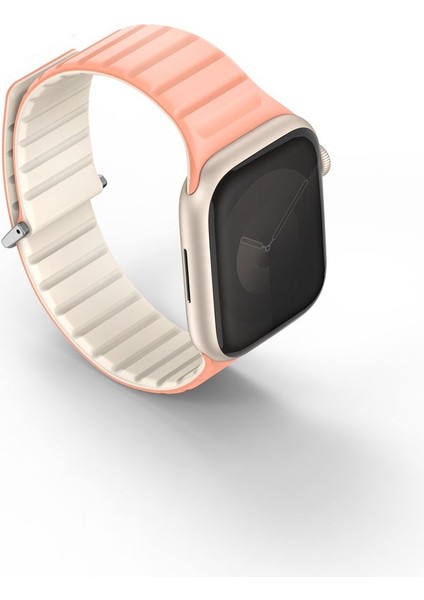 Apple Watch Revix Evo Serisi 3/4/5/6/7/8/9/se 38MM / 40MM / 41MM Çelik-Silikon Mıknatıslı Kordon