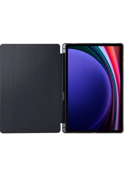 Samsung Galaxy Tab S9 Ultra Kılıf / Tab S8 Ultra Kalem Bölmeli Standlı Uyku Modlu Akıllı Kılıf Kapak