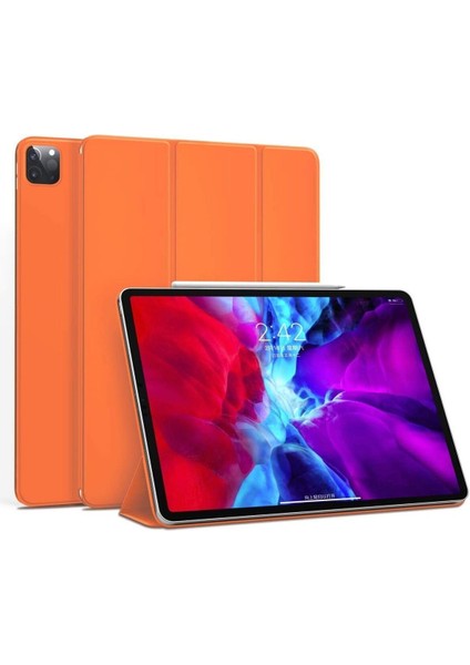Ipad Pro 12.9" Inç 5.nesil/6.nesil 2021/2022 M2 Çip Uyumlu Flip Smart Standlı Akıllı Kılıf