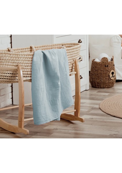 Çok Amaçlı Müslin Örtü & Battaniye 2'li Set %100 Pamuk Oeko-Teks Sertifikalı 80X80 cm fırsatları