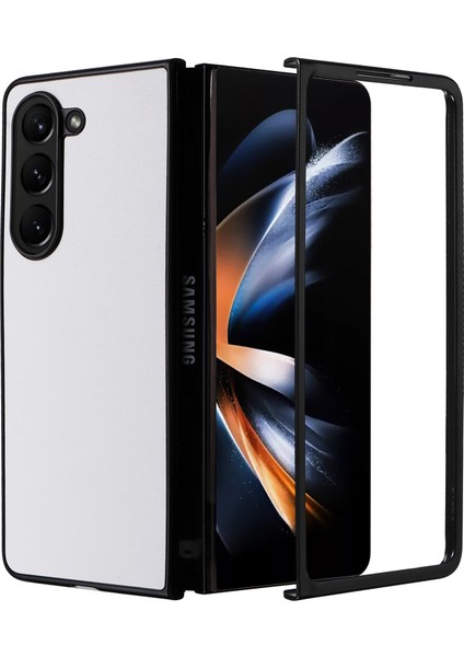 Samsung Galaxy Z Fold6 5g Pu Deri+Pc Katlanır Telefon Kılıfı (Yurt Dışından)