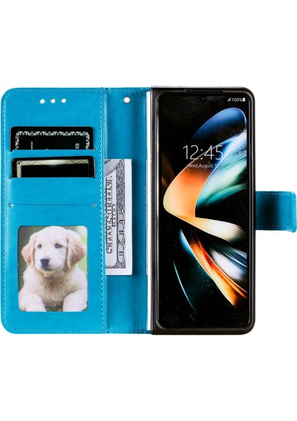 Samsung Galaxy Z Fold 4 Için Telefon Kılıfı - Mavi (Yurt Dışından) modelleri
