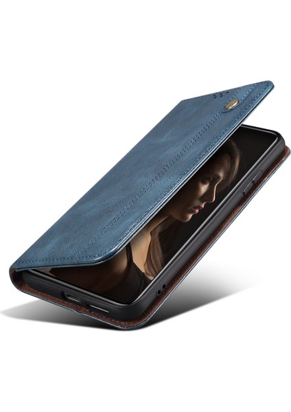 Samsung Galaxy M34 5g / F34 5g Stand Cüzdan Kılıfı Mumsu Çılgın At Dokusu Pu Deri Telefon Kabuğu Kapağı (Yurt Dışından) indirimleri