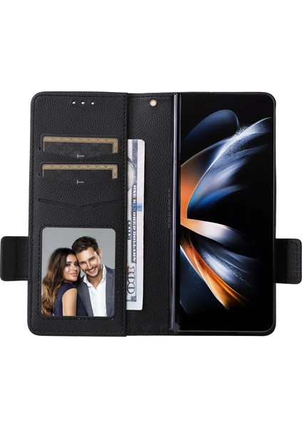 Samsung Galaxy Z Fold6 5g Darbeye Dayanıklı Litchi Doku Deri Telefon Kılıfı (Yurt Dışından) fiyatları