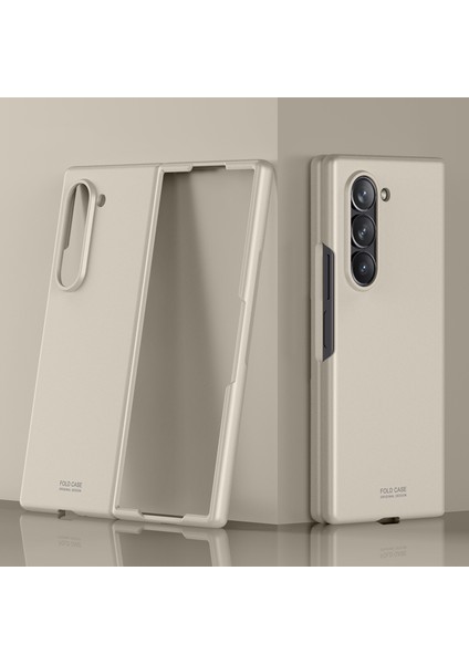 Samsung Galaxy Z Fold6 5g Cilt Dokunuşlu Sert Pc Telefon Kapağı (Yurt Dışından)