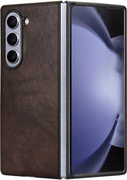 Samsung Galaxy Z Fold6 5g Litchi Doku Pu Deri + Pc Telefon Kapağı (Yurt Dışından) modelleri