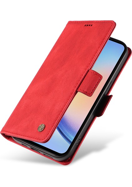 Samsung Galaxy A34 5g Cilt Dokunuşu Telefon Kasası Kapağı Standı Kabuklu Pu Deri Cüzdan (Yurt Dışından) indirimleri