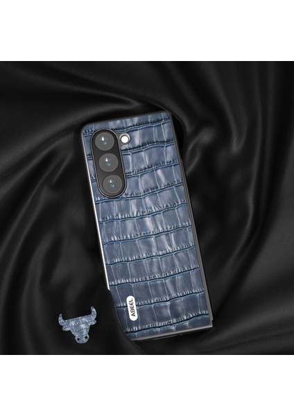 Samsung Galaxy Z Fold6 5g Timsah Dokulu Hakiki Inek Derisi+Pc Telefon Kapağı (Yurt Dışından)