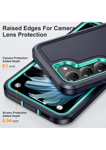 Samsung Galaxy S24+ Üç Katlı Pc+Tpu+Pc Anti-Drop Kapağı (Yurt Dışından) fırsatları