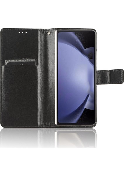Samsung Galaxy Z Fold6 5g Crazy Horse Dokulu Deri Katlanır Telefon Kılıfı (Yurt Dışından) modelleri