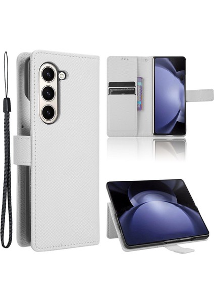 Samsung Galaxy Z Fold6 5g Pu Deri + Cüzdanlı Pc Telefon Kılıfı (Yurt Dışından)