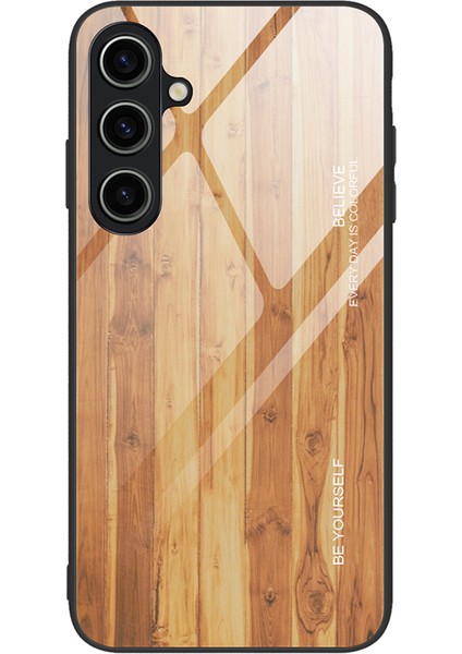 Samsung Galaxy A25 5g Tpu Çerçeveli Temsilli Cam Geri Telefon Kapağı (Yurt Dışından)