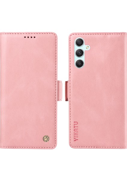 Samsung Galaxy A34 5g Cilt Dokunuşu Telefon Kasası Kapağı Standı Kabuklu Pu Deri Cüzdan (Yurt Dışından)