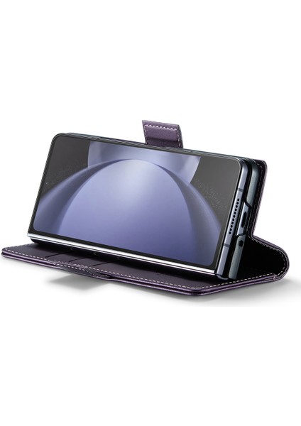 Samsung Galaxy Z Fold6 5g Rfıd Engelleme Cüzdan Standı Telefon Kapağı (Yurt Dışından)