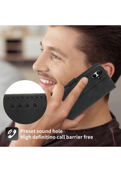 Samsung Galaxy A05 4g Case Pu Deri Stand Telefon Cüzdan Kabuğu (Yurt Dışından)