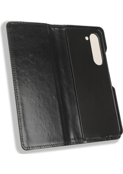 Samsung Galaxy Z Fold6 5g Pu Deri Retro Telefon Standı Kapağı (Yurt Dışından) indirimleri