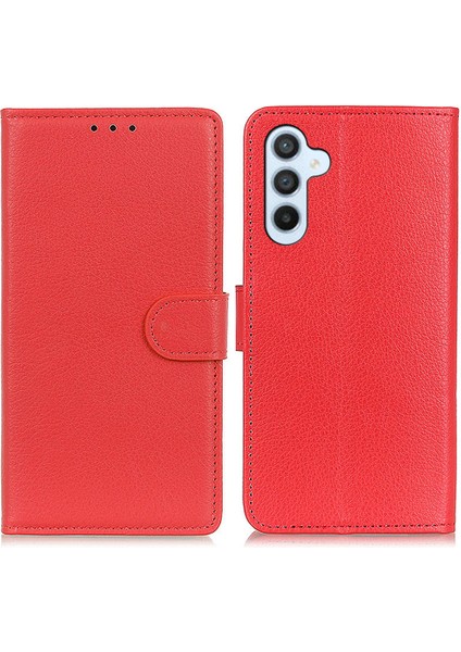 Samsung Galaxy A05S 4g Pu Pu Deri Cüzdan Stand Litchi Doku Telefon Kapağı (Yurt Dışından)