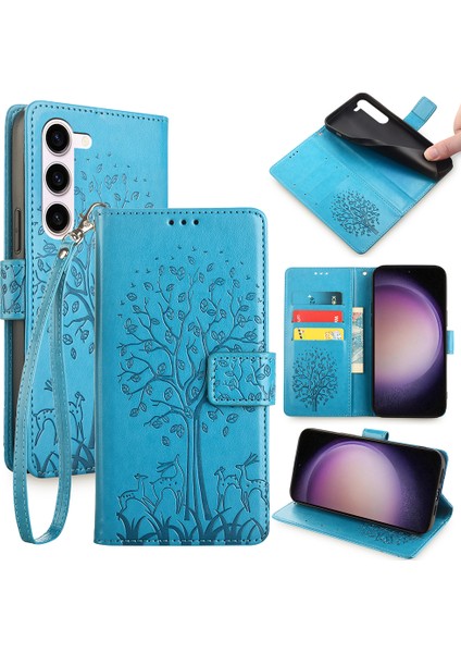 Samsung Galaxy S23 Telefon Kılıfı 3 Kart Yuvaları Dalgadan Karşı Anti (Yurt Dışından)