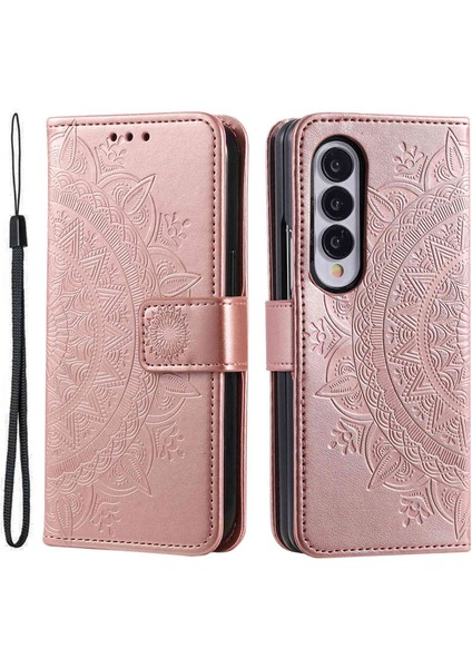 Samsung Galaxy Z Fold 4 Için Telefon Kılıfı - Açık Pembe (Yurt Dışından)