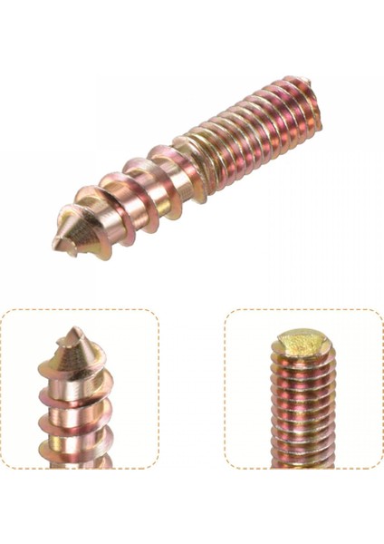 Многоцелевые Наборы,m6 Kanatlı Somun, Kelebek Somun, Gümüş Ton, 20 Adet & M6X30MM Askı Cıvatası, Çift Başlı Vida, 20 Adet (Yurt Dışından)