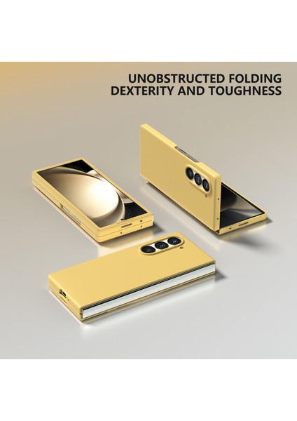 Samsung Galaxy Z Fold6 5g Pc Cilt-Dokunmatik, Çizilmez Katlanır Telefon Kapağı (Yurt Dışından) fiyatları
