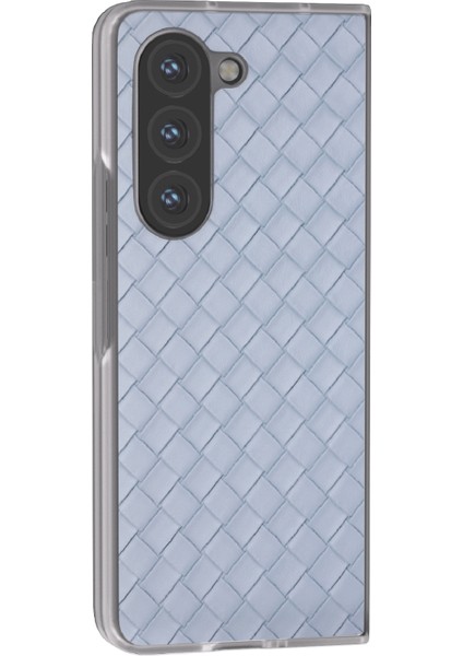 Samsung Galaxy Z Fold6 5g Dokuma Doku Pu Deri Telefon Kapağı (Yurt Dışından)