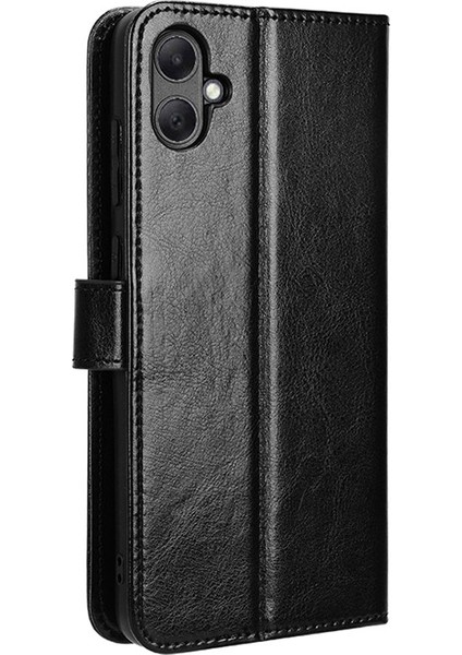 Samsung Galaxy A05 4g Case Çılgın At Dokusu Deri Cüzdan Stand Telefon Kapağı (Yurt Dışından) indirimleri