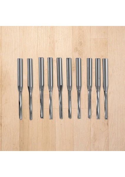 Многоцелевые Наборы,40 Adet Iki Flüt Düz Uçlu Frezeler Düz Yuvası Bit Ahşap Kesici Iki Çift Flüt Uçları 3.175X2X17MM Cnc Router Için (Yurt Dışından)
