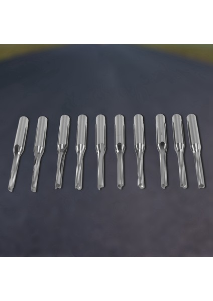 Многоцелевые Наборы,40 Adet Iki Flüt Düz Uçlu Frezeler Düz Yuvası Bit Ahşap Kesici Iki Çift Flüt Uçları 3.175X2X17MM Cnc Router Için (Yurt Dışından)