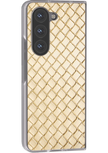 Samsung Galaxy Z Fold6 5g Dokuma Doku Pu Deri Telefon Kapağı (Yurt Dışından) fiyatları