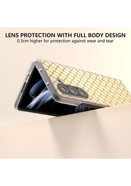 Samsung Galaxy Z Fold6 5g Dokuma Doku Pu Deri Telefon Kapağı (Yurt Dışından) fırsatları