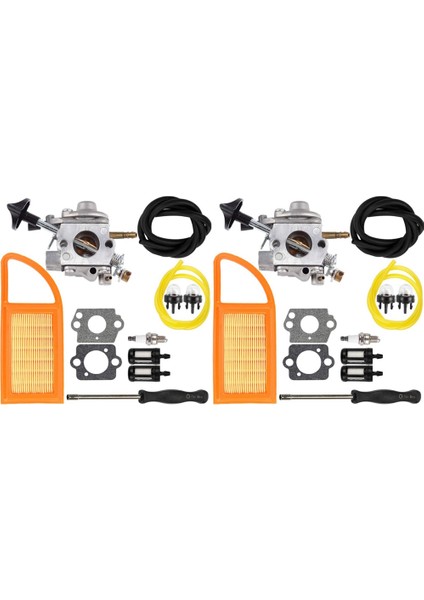 Многоцелевые Наборы,2x Br 600 Karbüratör Hava Filtresi Yakıt Carb Güçlendirme Kiti Stihl BR500 BR550 BR600 Sırt Çantası Blower Yaprak Üfleyici Parçaları (Yurt Dışından)