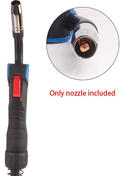 Многоцелевые Наборы,2x Mıg / Mag Aşınma Parçaları Seti MB15 Için Uygun Tel Çapı 0,8 mm Parçalar Gaz Nozulu Nozulu Çubuk Akım Nozulu M6 0,8 mm (Yurt Dışından) indirimleri