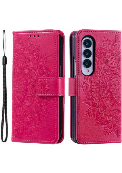 Samsung Galaxy Z Fold 4 Için Telefon Kılıfı - Pembe (Yurt Dışından)