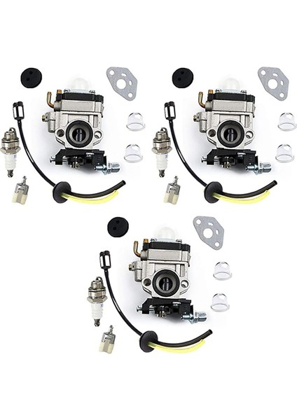 Многоцелевые Наборы,3x Karbüratör Kawasaki TH23 TH26 TH34 23CC 25CC 26CC 33CC 35CC Buji Kiti Değiştirin (Yurt Dışından)