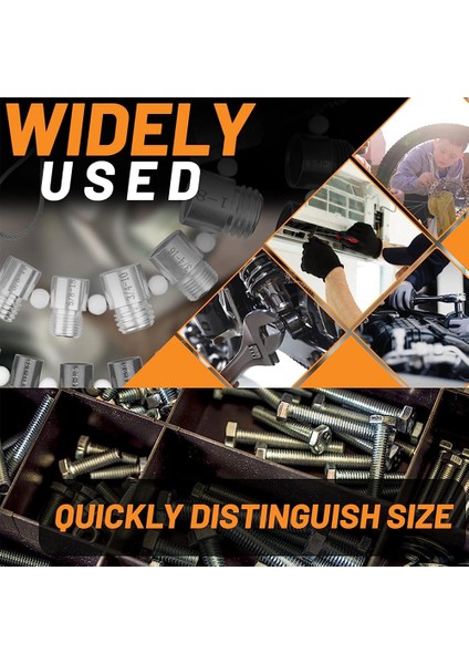 Многоцелевые Наборы,44 Adet Somun ve Cıvata Diş Kontrolü-Iplik Kontrolü Standart ve Metrik - Erkek Kadın Ölçer - Doğru Ölçümler (Yurt Dışından) fırsatları