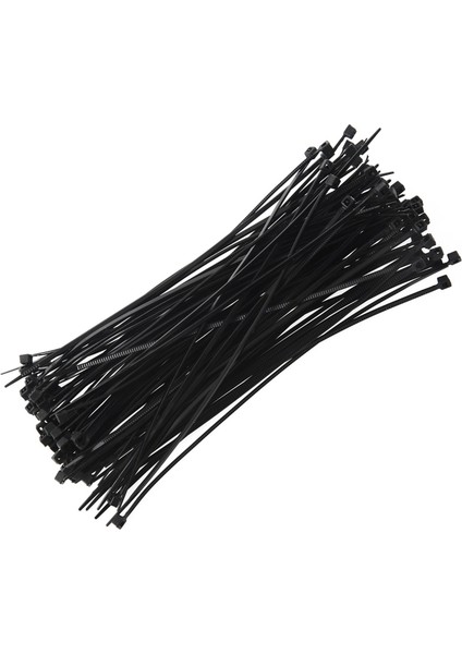 Многоцелевые НАБОРЫ,200 Adet 150 x 1.8mm Elektrik Kablo Bağı Sarma Naylon Sabitleme Siyah (Yurt Dışından)