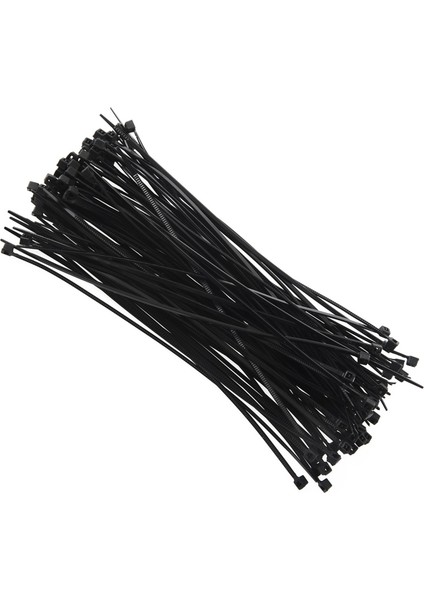Многоцелевые НАБОРЫ,200 Adet 150 x 1.8mm Elektrik Kablo Bağı Sarma Naylon Sabitleme Siyah (Yurt Dışından)