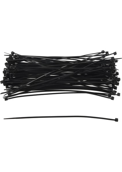 Многоцелевые НАБОРЫ,200 Adet 150 x 1.8mm Elektrik Kablo Bağı Sarma Naylon Sabitleme Siyah (Yurt Dışından)