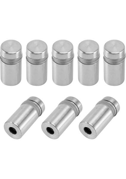 Многоцелевые Наборы,60 Adet 12 x 22MM Paslanmaz Çelik Ara Parça Cam Tutucu Tabela Montajı (Yurt Dışından)